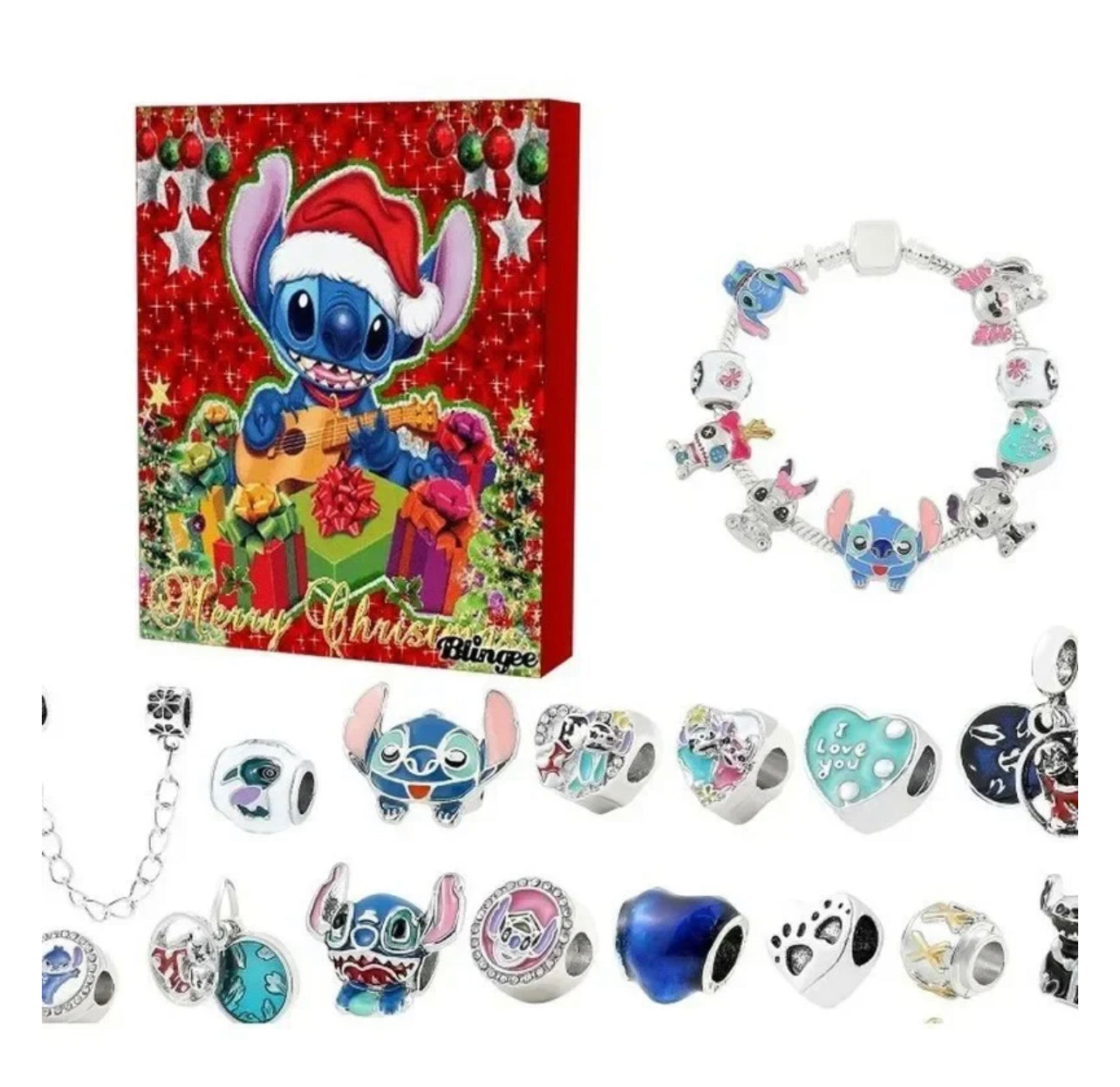 Stitch geluks bedeltjes Adventskalender