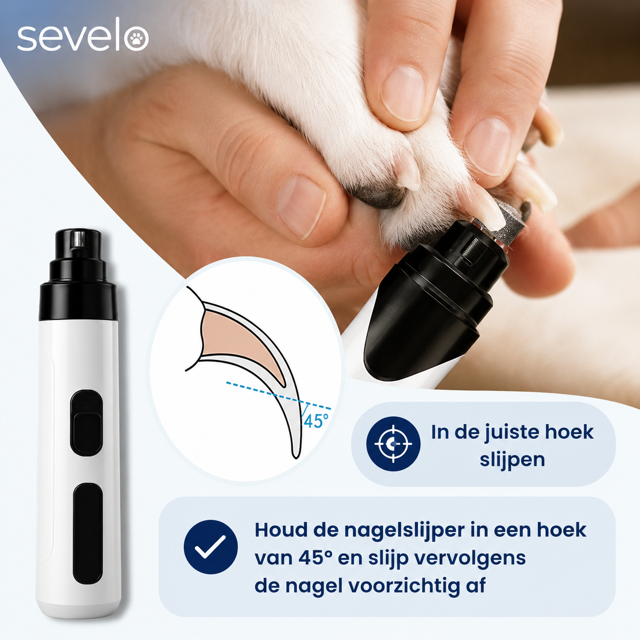 Sevelo™ Pro Salon – Stressvrije nagelverzorging voor honden