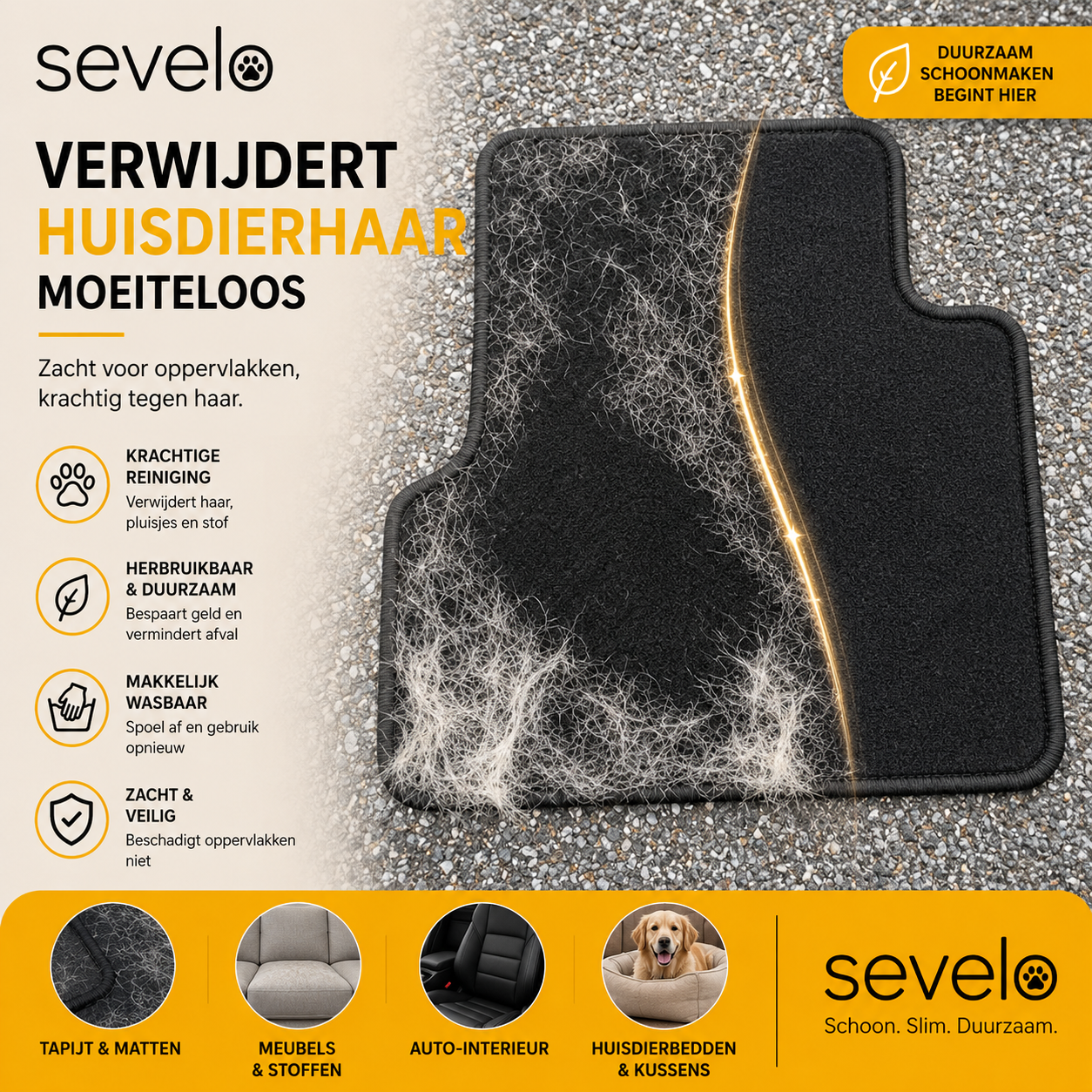 sevelo™ haren verwijder handschoen