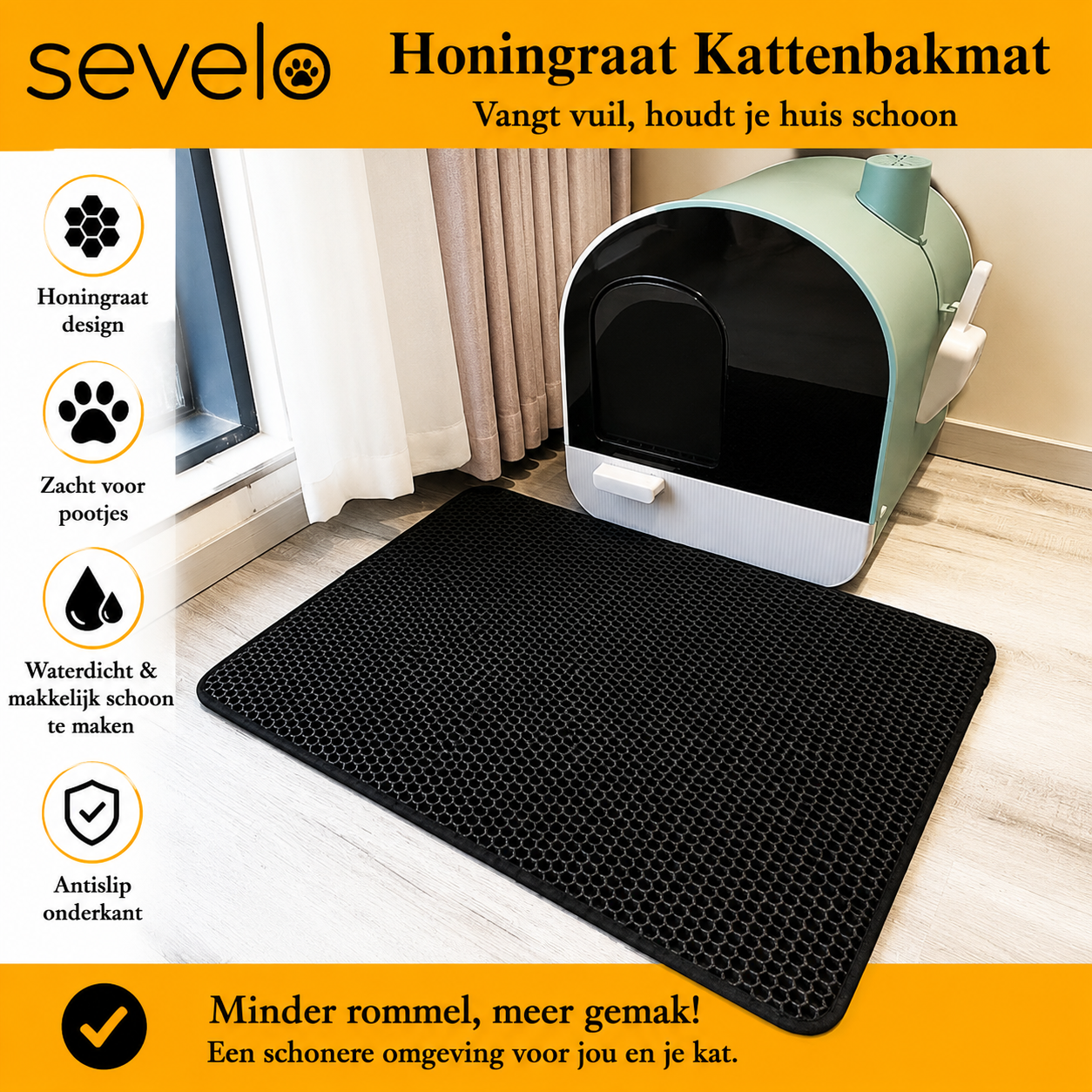 XL Kattenbak Mat
