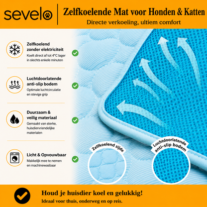 Sevelo CoolNest™ I - Zelfkoelende Ligmat voor Huisdieren
