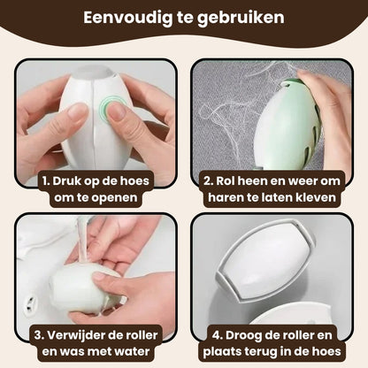 Sevelo® FurSwipe - Herbruikbare Pluizenroller voor Huisdierharen