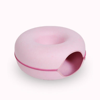 2-in-1 Donut Tunnel Bed voor Katten
