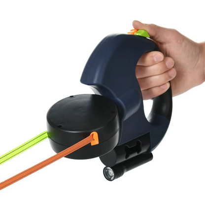WandelMaat Duo™De dubbele hondenriem met 360° draaimechanisme