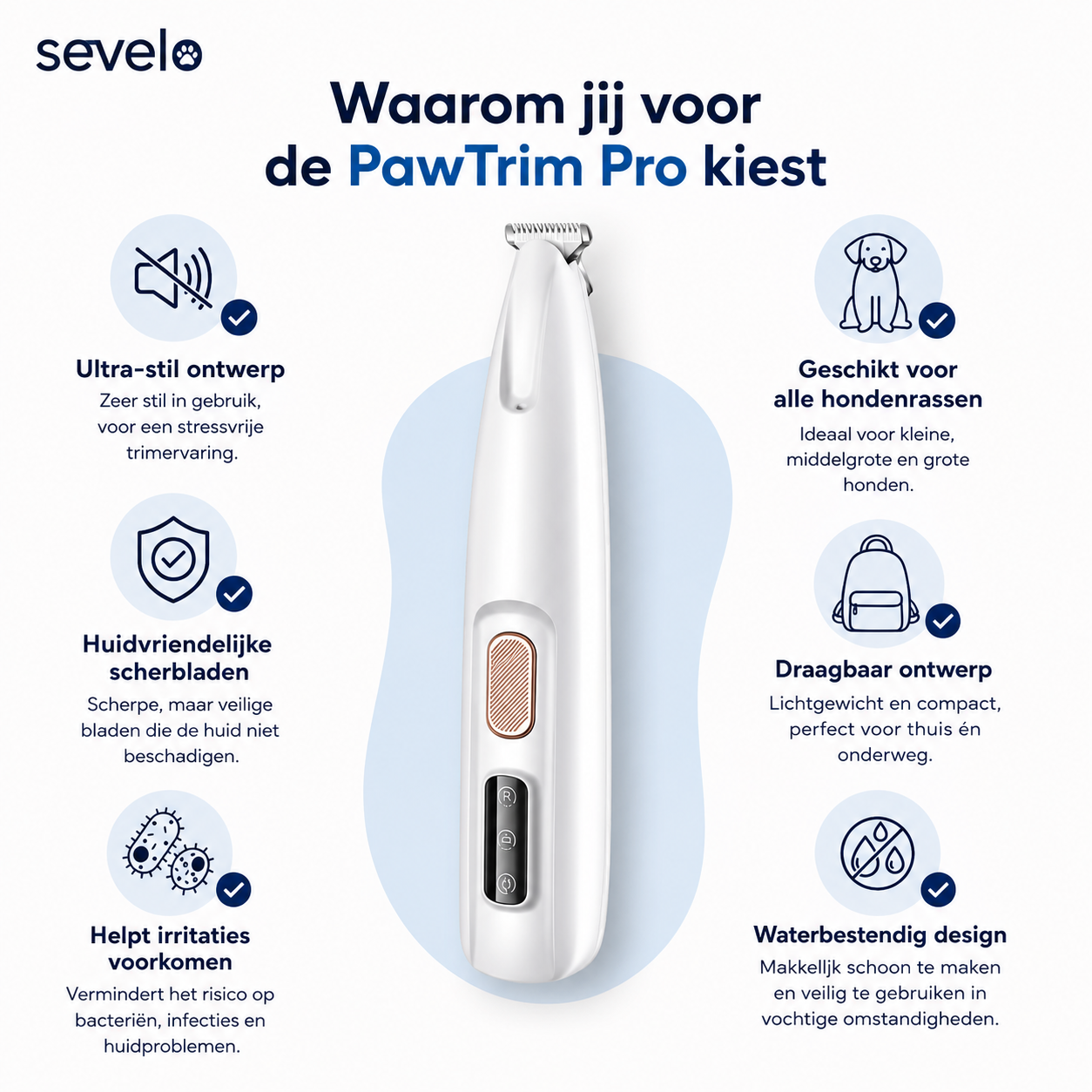 PawTrim Pro: Fluisterstille poottrimmer voor honden
