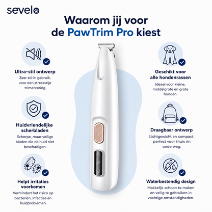 PawTrim Pro: Fluisterstille poottrimmer voor honden