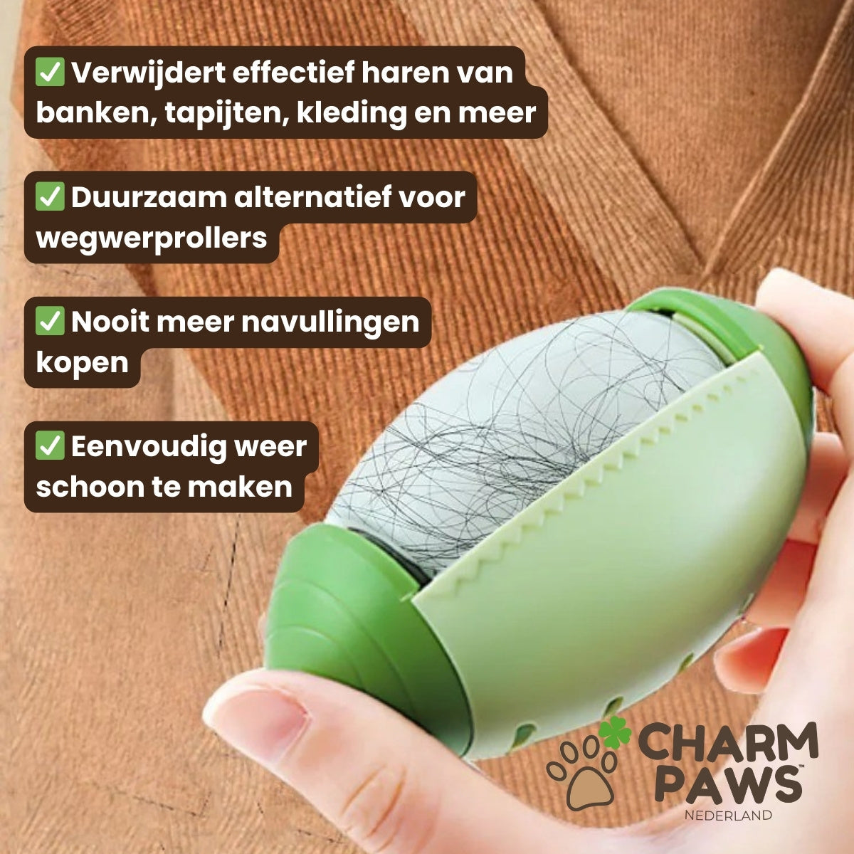 Sevelo® FurSwipe - Herbruikbare Pluizenroller voor Huisdierharen