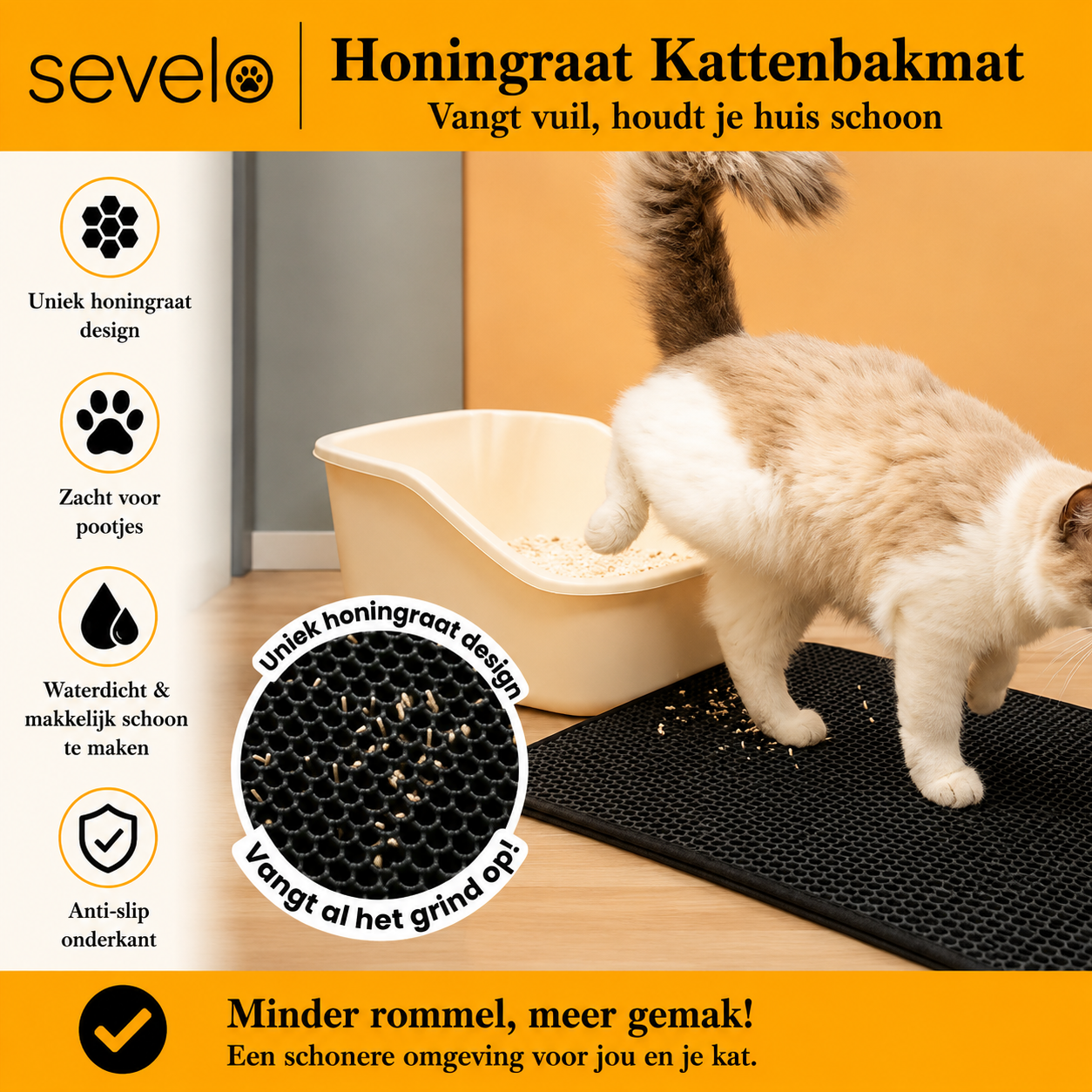 XL Kattenbak Mat