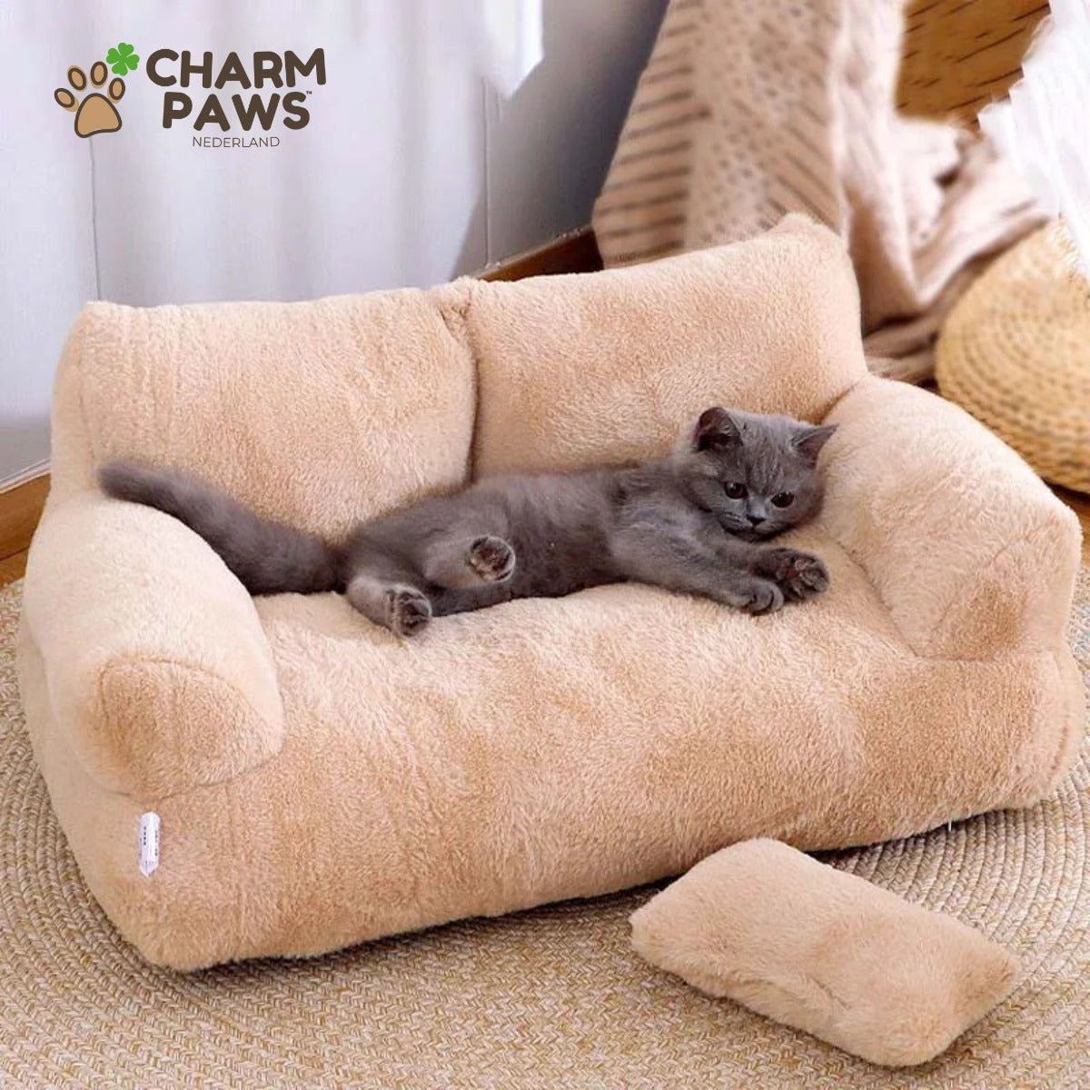 Sevelo® Luxe Kalmerende Sofa - Voor Katten & Kleine Honden