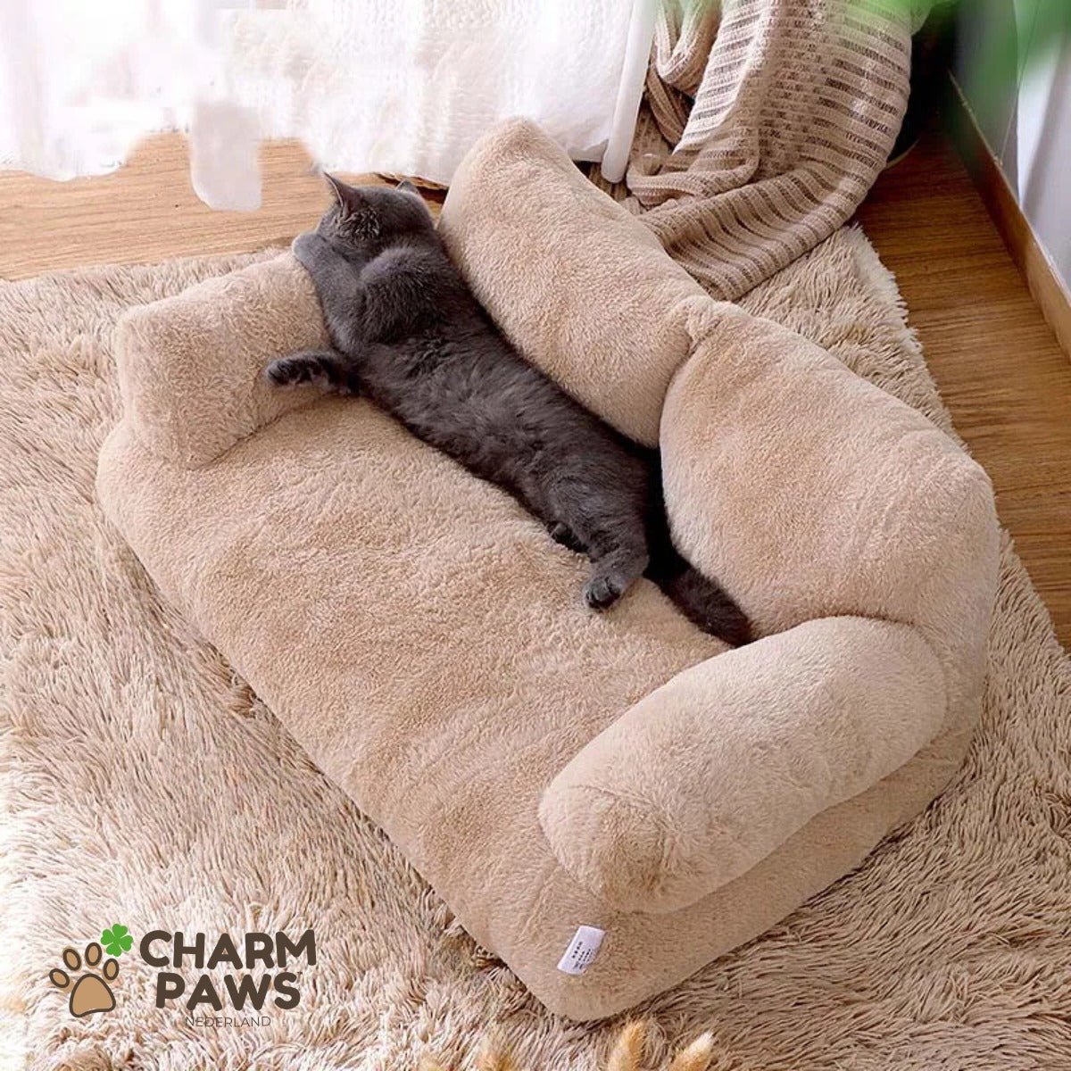 Sevelo® Luxe Kalmerende Sofa - Voor Katten & Kleine Honden