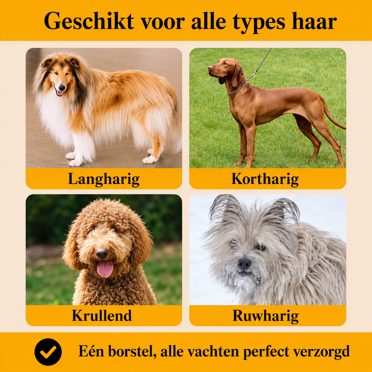 SteamGroom™ Stoomborstel voor Honden en Katten