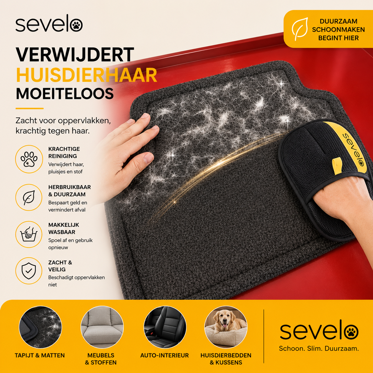 sevelo™ haren verwijder handschoen