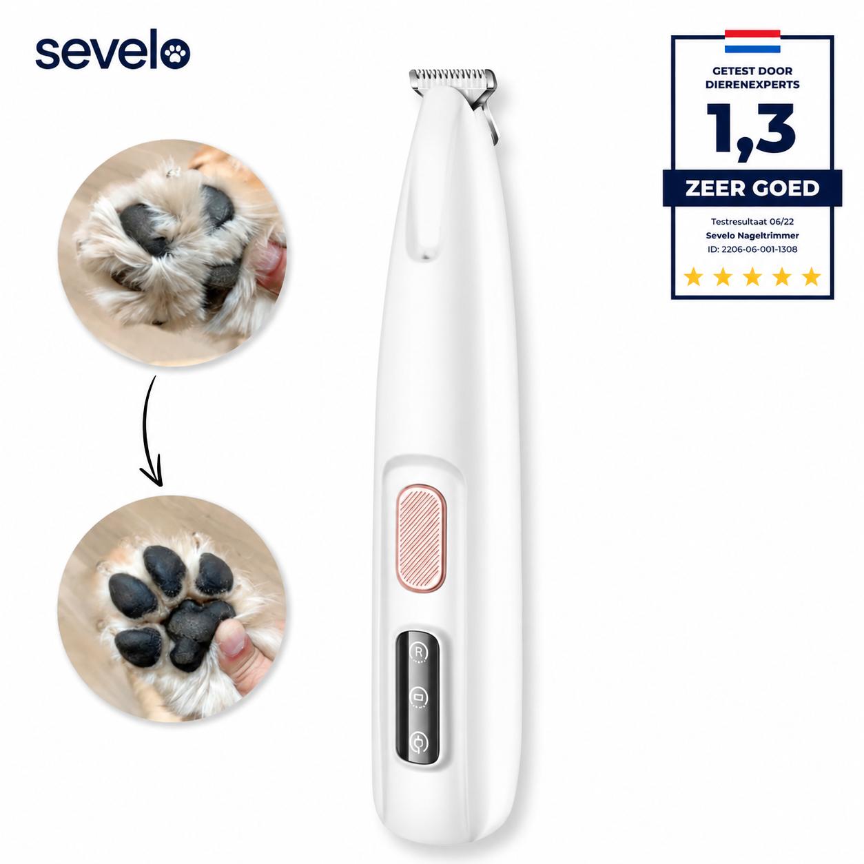 PawTrim Pro: Fluisterstille poottrimmer voor honden